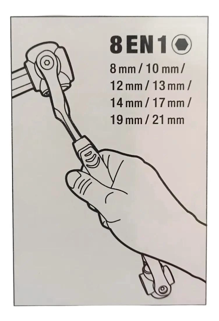LLAVE UNIVERSAL MULTIFUNCION AMARILLA PARA HERRAMIENTAS - 2