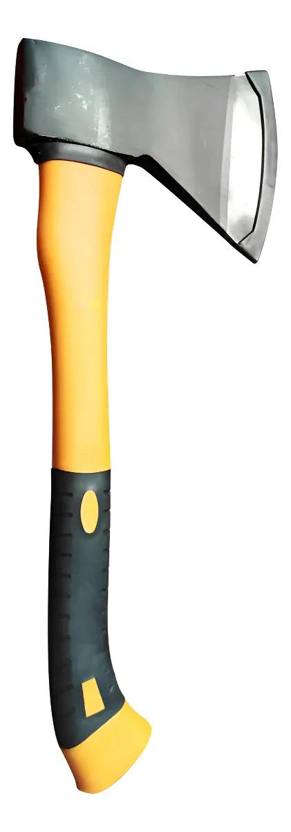 HACHA DE CORTE CON MANGO DE FIBRA RESISTENTE Y DURADERO - 1