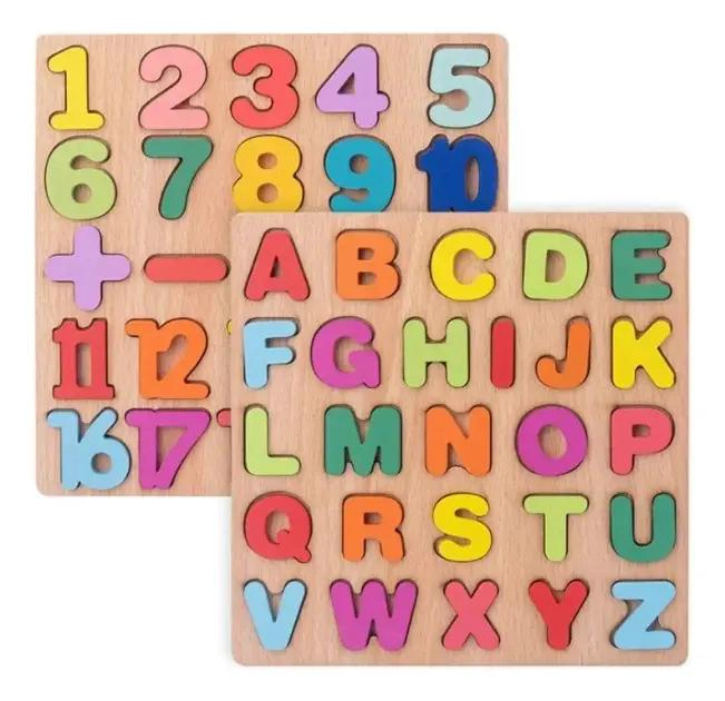 PACK DE 10 JUGUETES DIDACTICOS DE MADERA PARA EL DESARROLLO INFANTIL - 6