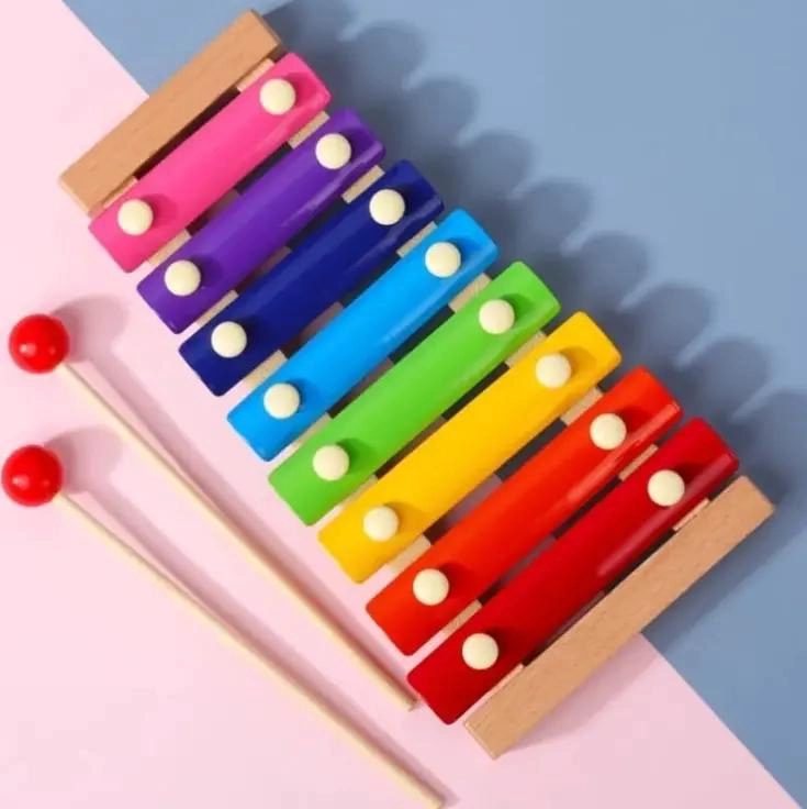 PACK DE 10 JUGUETES DIDACTICOS DE MADERA PARA EL DESARROLLO INFANTIL - 7