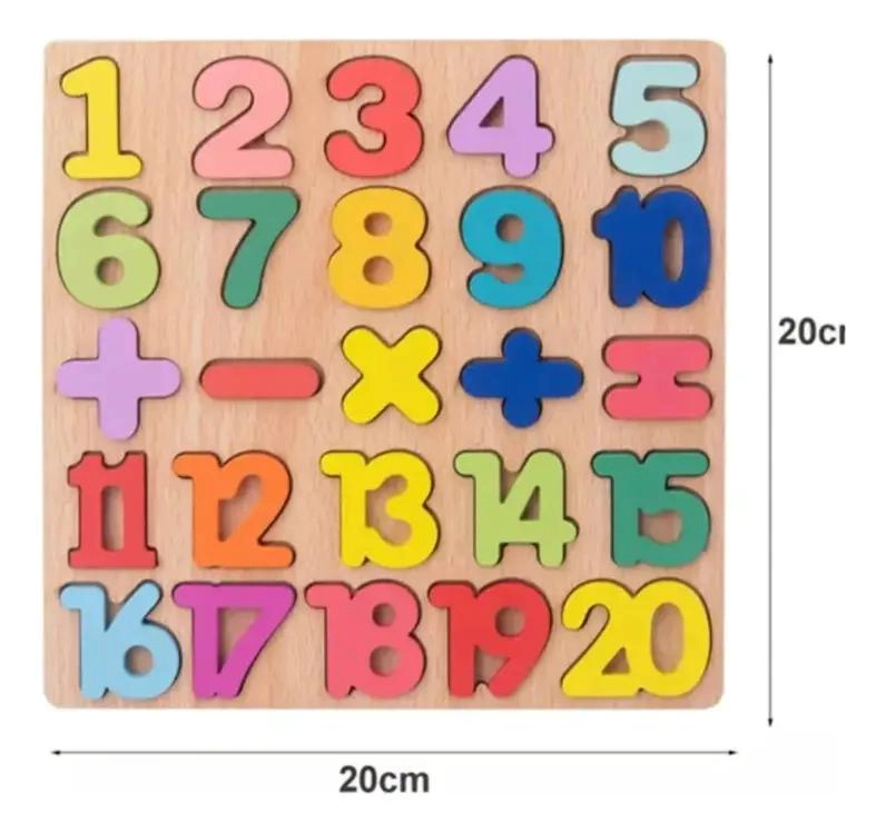 PACK DE 10 JUGUETES DIDACTICOS DE MADERA PARA EL DESARROLLO INFANTIL - 8