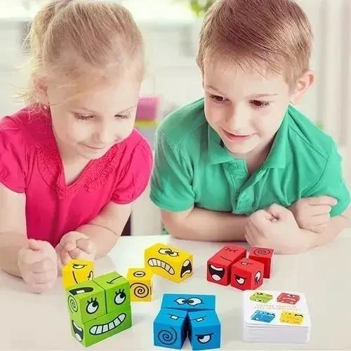 ROMPECABEZAS DIDACTICO EMOJI CON TIMBRE PARA NIÑOS - 1