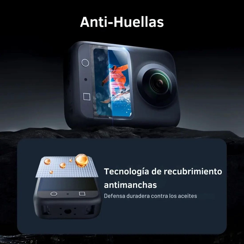 VIDRIO TEMPLADO RESISTENTE PARA CAMARA DJI OSMO 360 - 5