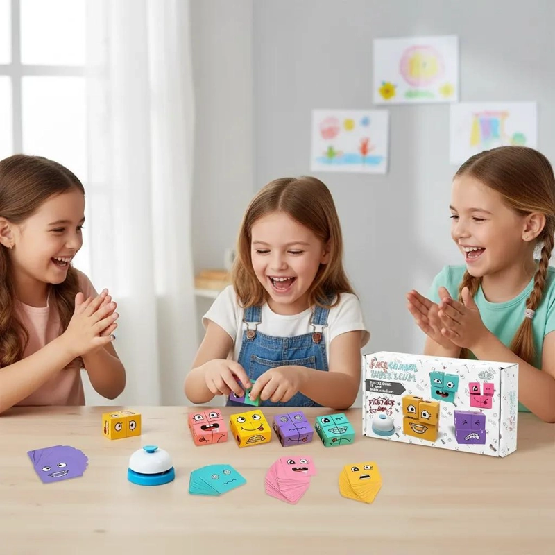 PUZZLE DIDACTICO DE MADERA PARA RECONOCER EMOCIONES - 2