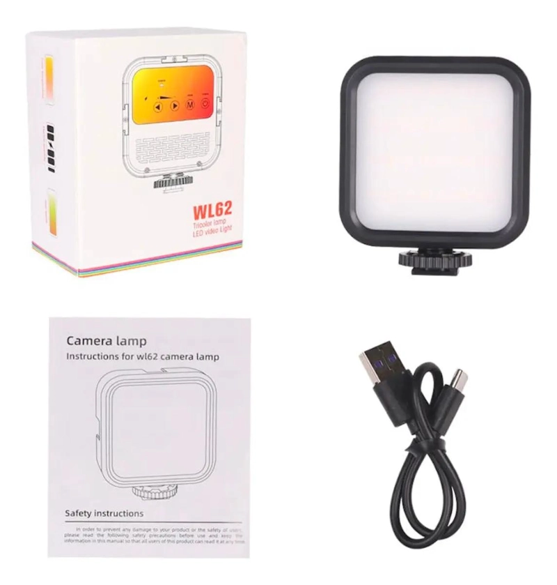 FOCO LED CON 62 LUCES PARA CAMARAS Y DISPOSITIVOS MOVILES - 1