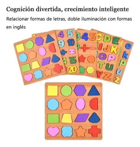PACK DE 11 JUGUETES DIDACTICOS DE MADERA PARA NIÑOS - 4