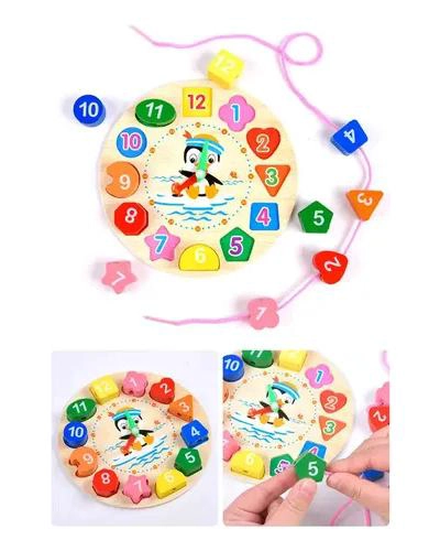 PACK DE 11 JUGUETES DIDACTICOS DE MADERA PARA NIÑOS - 6