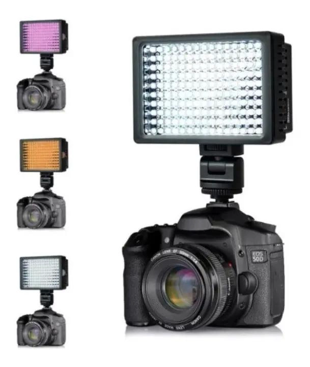 FOCO LED CON 160 LUCES Y FILTROS PARA FOTOGRAFIA - 4