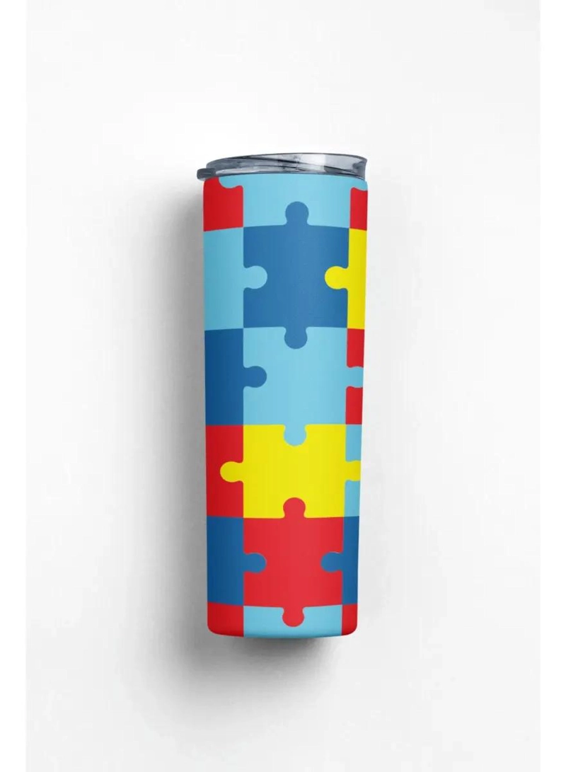 TERMO BOTELLA TE RMICA ACERO INOXIDABLE 600 ML ELEGANTE - 2