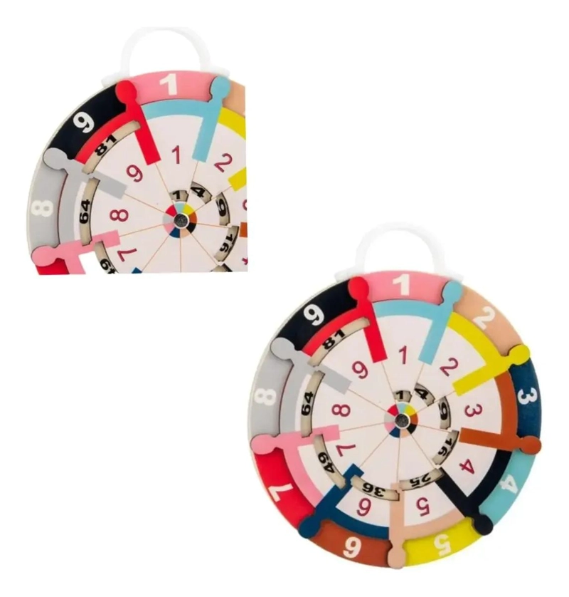 JUEGO DIDACTICO DE MADERA PARA APRENDER MULTIPLICACION - 2