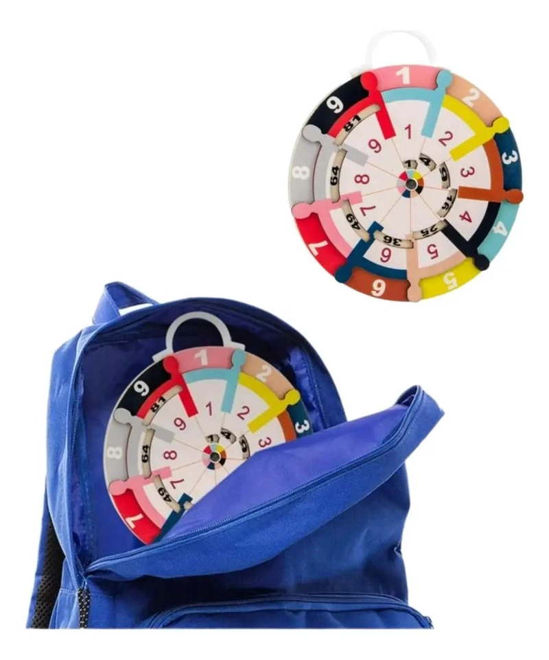 JUEGO DIDACTICO DE MADERA PARA APRENDER MULTIPLICACION - 8