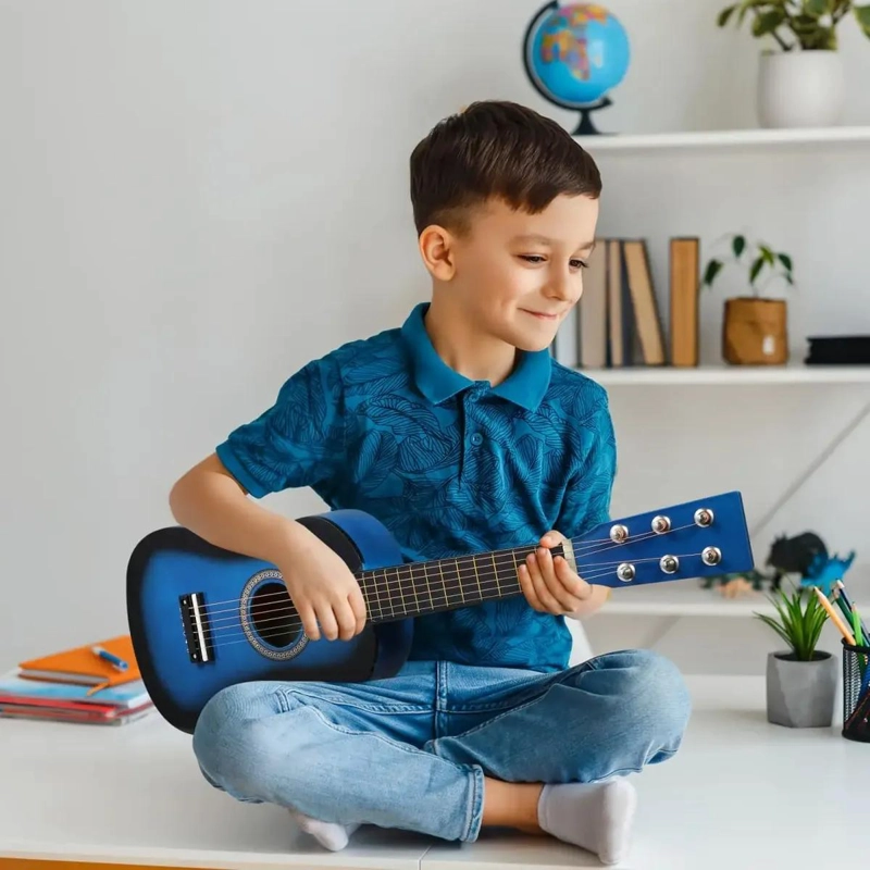 GUITARRA ACUSTICA DE JUGUETE PARA NIÑOS DE 25 PULGADAS - 4