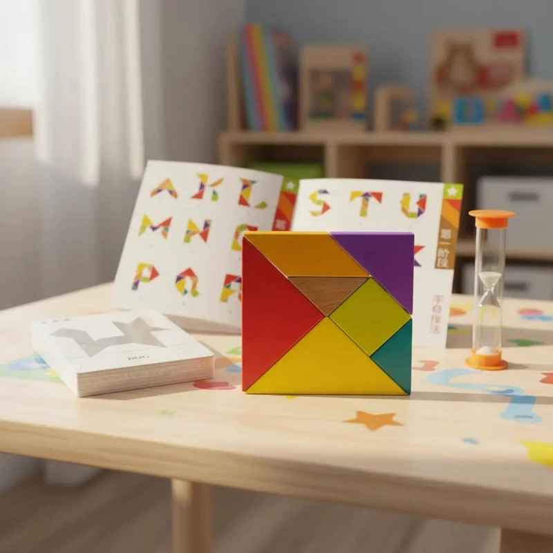 PUZZLE TANGRAM MONTESSORI PARA ESTIMULAR LA CREATIVIDAD - 2