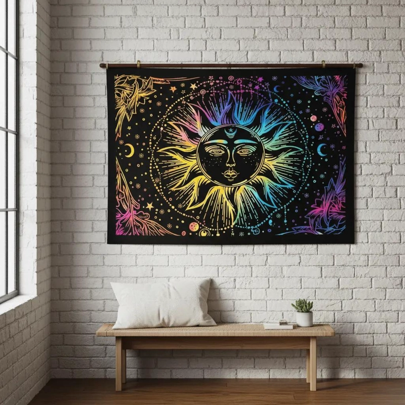 TAPIZ MURAL DECORATIVO 7 CHAKRAS 109X74 CM - 2