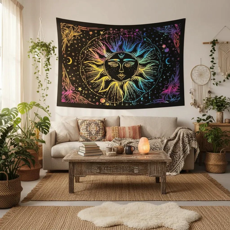 TAPIZ MURAL DECORATIVO 7 CHAKRAS 109X74 CM - 3