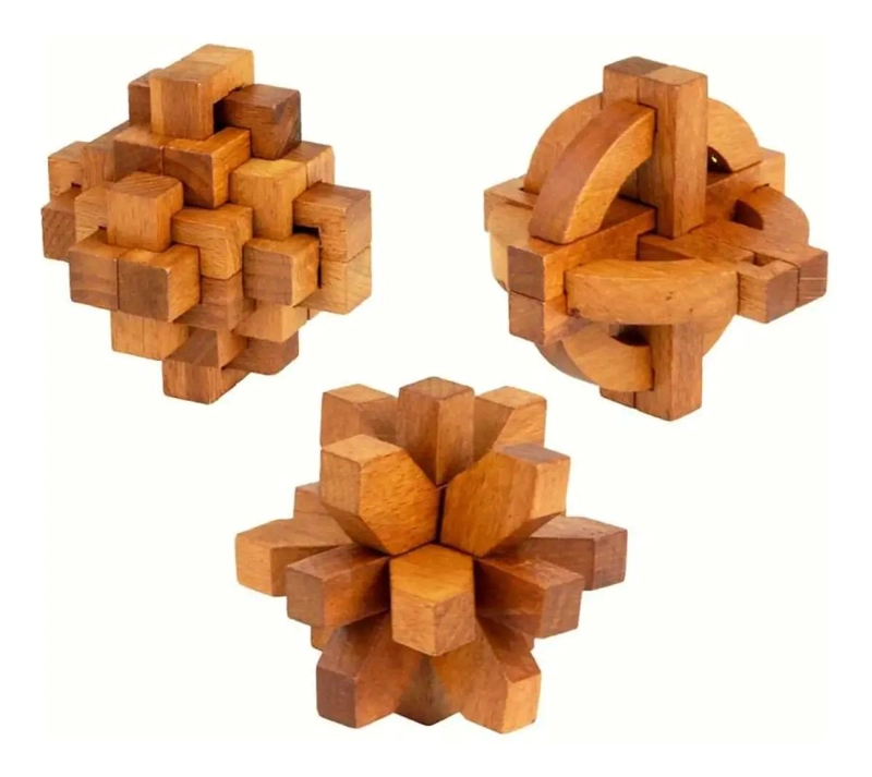 SET DE 3 PUZZLES DE MADERA SOBRE ASTRONOMIA - 1