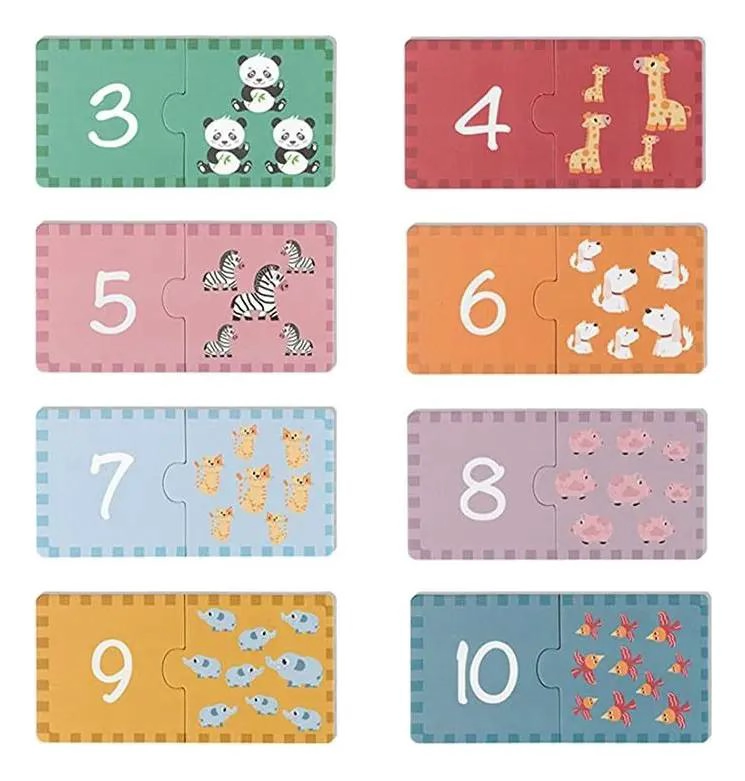 ROMPECABEZAS DE MADERA CON ANIMALES PARA NIÑOS - 1