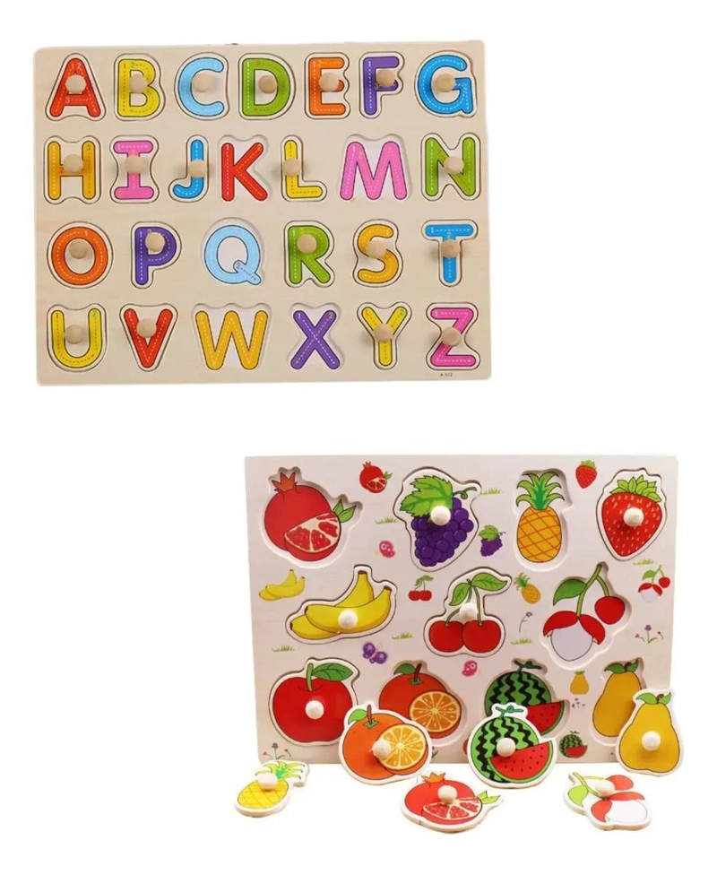 SET DE 3 PUZZLES EDUCATIVOS PARA NIÑOS - 1