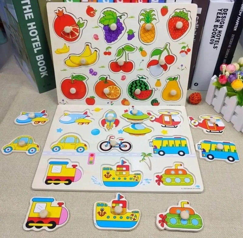 SET DE 3 PUZZLES EDUCATIVOS PARA NIÑOS - 4
