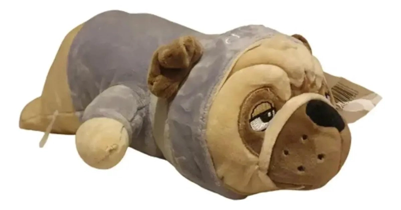 PELUCHE DE PERRITO PUG TIERNO Y SUAVE PARA NIÑOS - 4