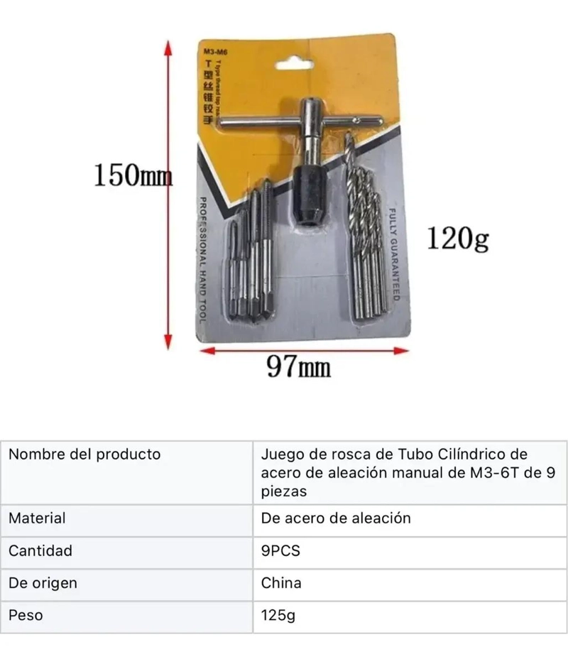 EXTRACTOR DE TORNILLOS 9 PIEZAS - 2
