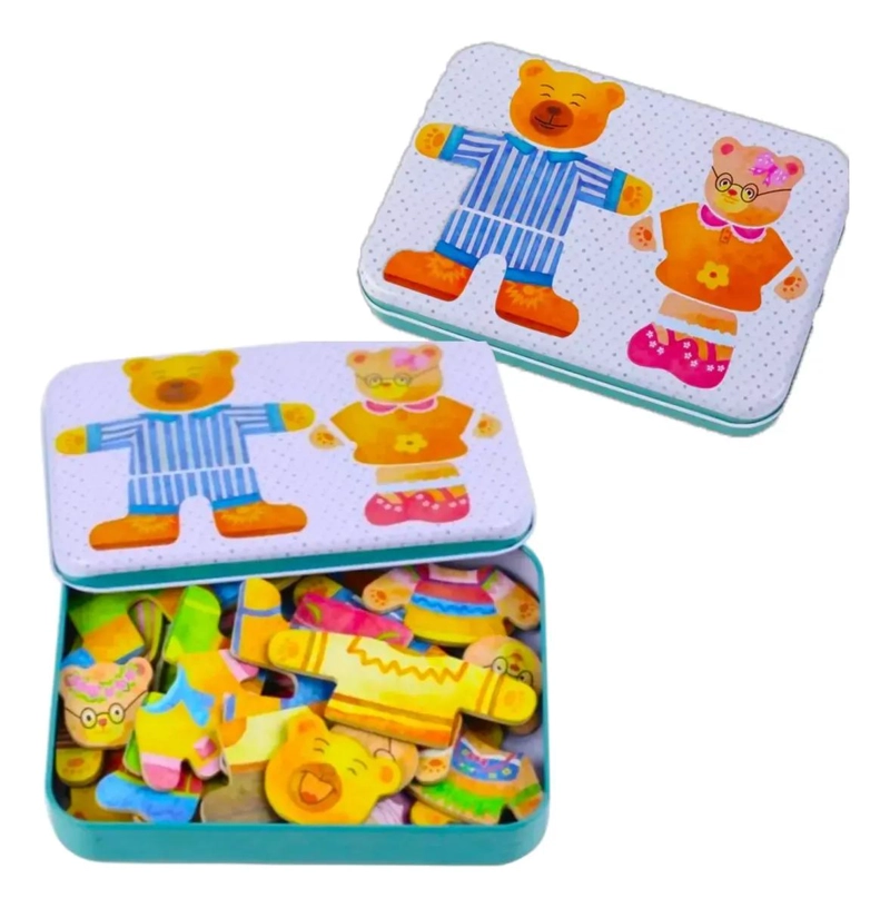ROMPECABEZAS MAGNE TICO DE OSITOS PARA NIÑOS - 2