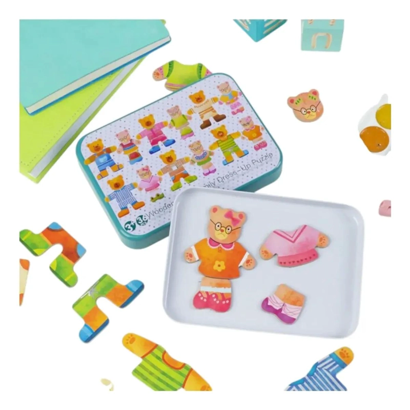 ROMPECABEZAS MAGNE TICO DE OSITOS PARA NIÑOS - 4