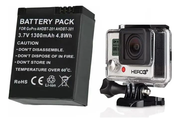 BATERIA RECARGABLE DE 1600 MAH PARA CAMARAS DE ACCION - 1