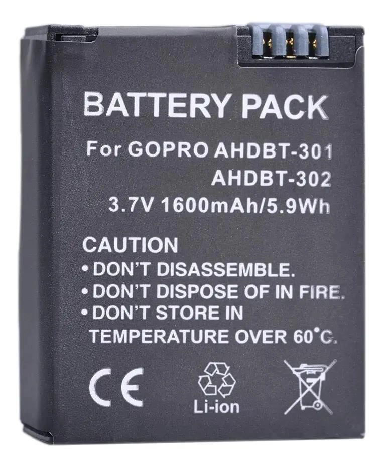 BATERIA RECARGABLE DE 1600 MAH PARA CAMARAS DE ACCION - 3