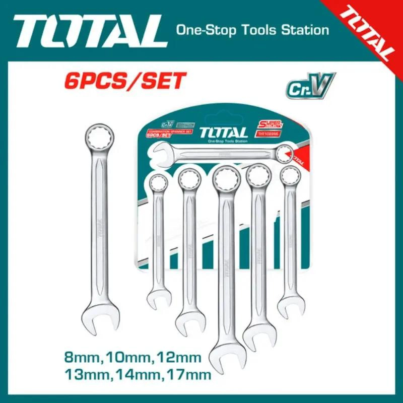 SET DE LLAVES PUNTA CORONA 6 PIEZAS PARA USO INDUSTRIAL - 1