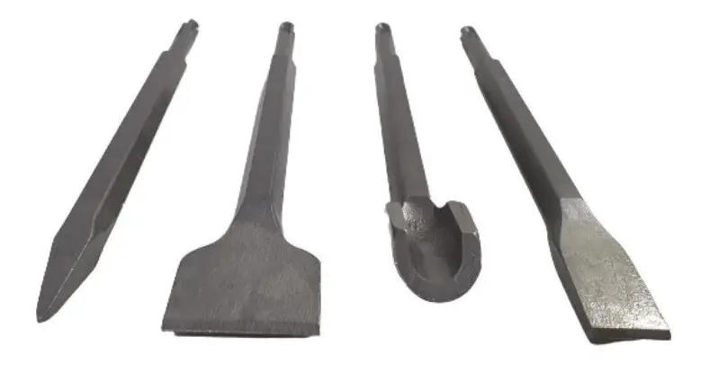 JUEGO DE CINCELES Y MARTILLO PERFORADOR SDS PLUS 4 PIEZAS - 2