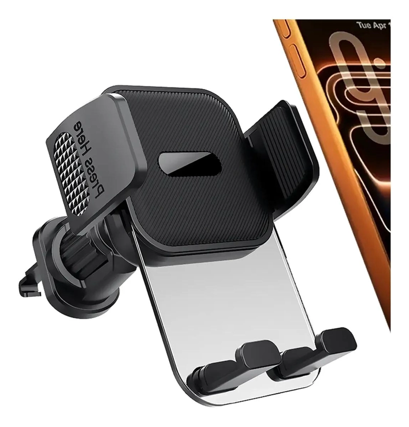 SOPORTE AUTO PARA CELULAR DE VENTILACION CON GIRO 360° - 1