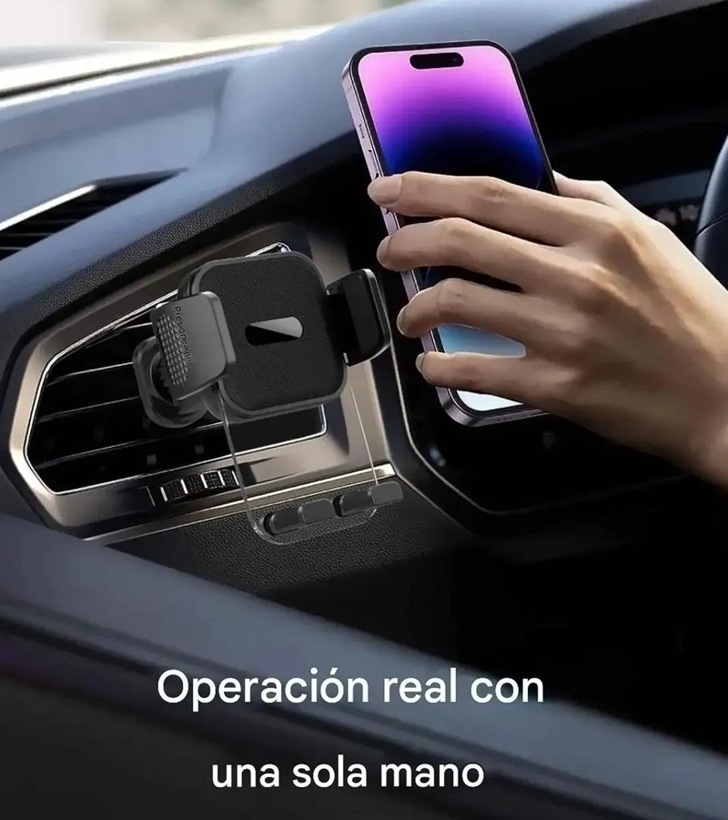 SOPORTE AUTO PARA CELULAR DE VENTILACION CON GIRO 360° - 5