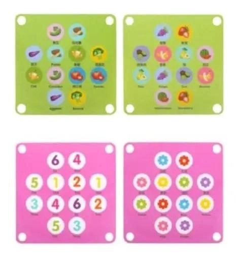 JUEGO DE MEMORIA DIDACTICO DE MADERA PARA NIÑOS - 6