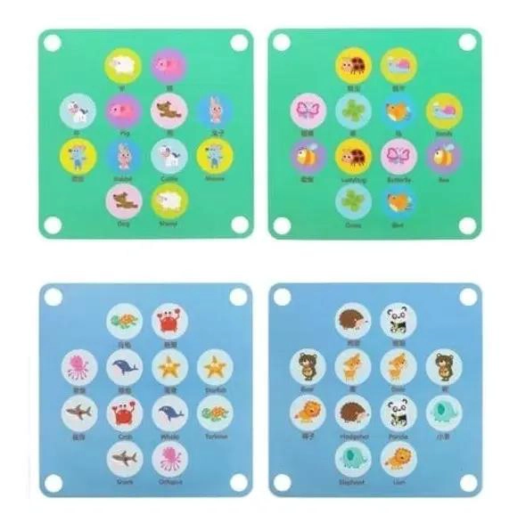 JUEGO DE MEMORIA DIDACTICO DE MADERA PARA NIÑOS - 7