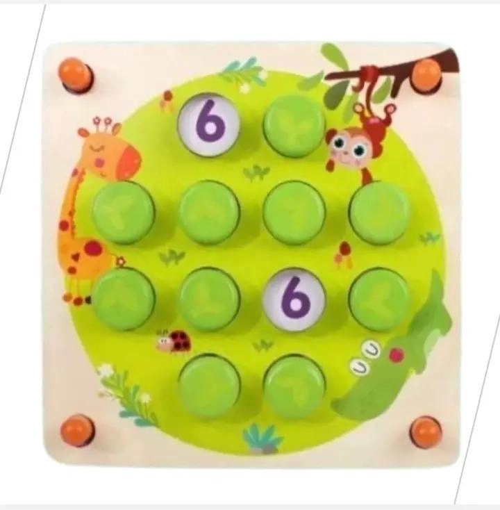 JUEGO DE MEMORIA DIDACTICO DE MADERA PARA NIÑOS - 8