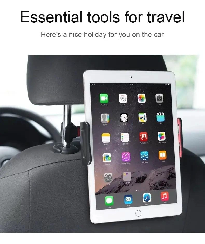 SOPORTE PARA TABLET Y CELULAR PARA AUTO CON AJUSTE DE 20 CM - 7