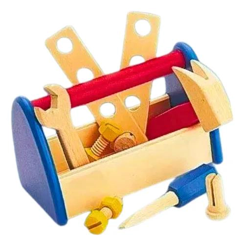 SET DE HERRAMIENTAS DE MADERA PARA NIÑOS CREATIVOS - 2