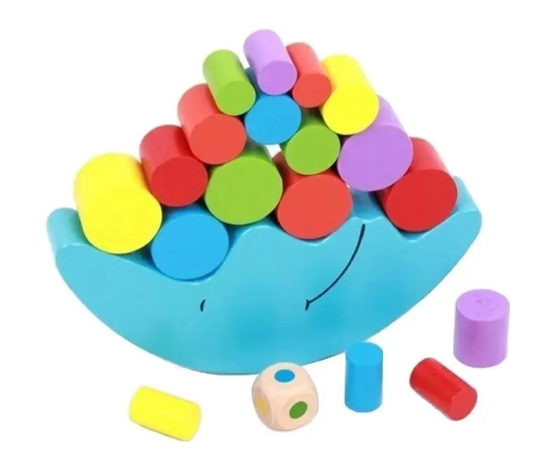 BLOQUES DE MADERA DIDACTICOS PARA JUGAR Y APRENDER - 1
