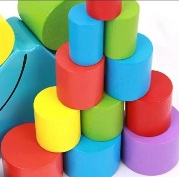 BLOQUES DE MADERA DIDACTICOS PARA JUGAR Y APRENDER - 7