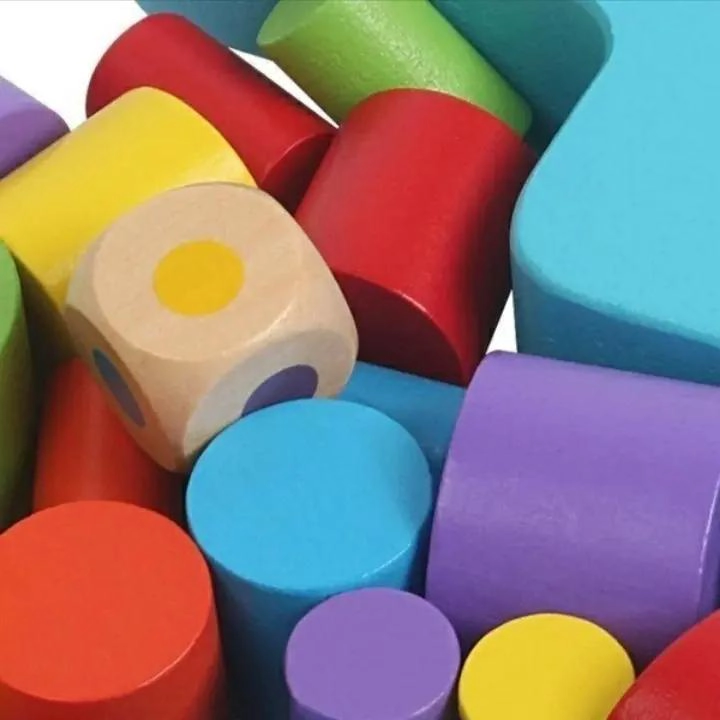 BLOQUES DE MADERA DIDACTICOS PARA JUGAR Y APRENDER - 9