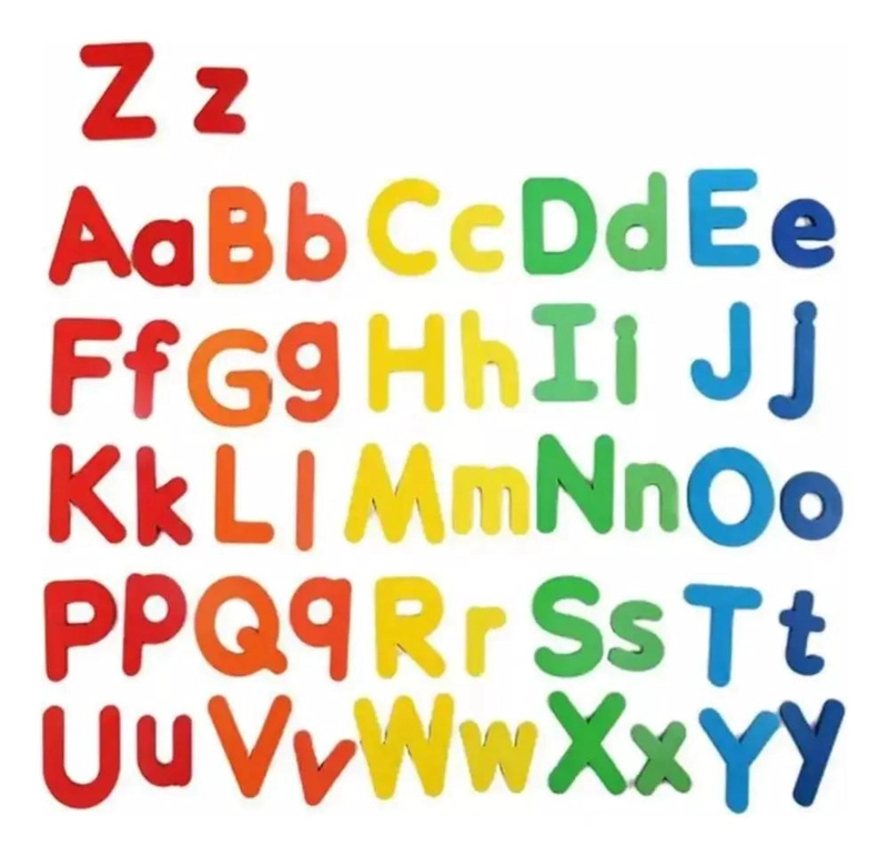 SET DE LETRAS DE MADERA PARA APRENDER EL ABECEDARIO - 2