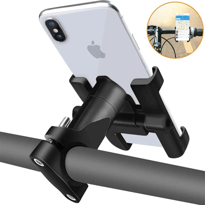 SOPORTE CELULAR GIRATORIO 360 PARA BICICLETA Y MOTO - 1