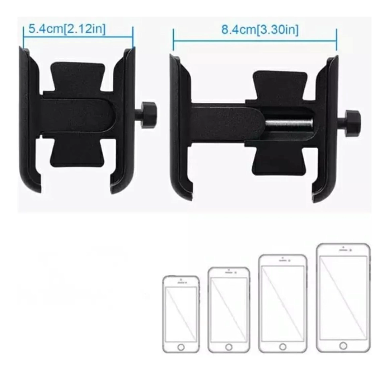 SOPORTE CELULAR GIRATORIO 360 PARA BICICLETA Y MOTO - 3
