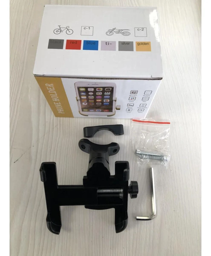 SOPORTE CELULAR GIRATORIO 360 PARA BICICLETA Y MOTO - 5