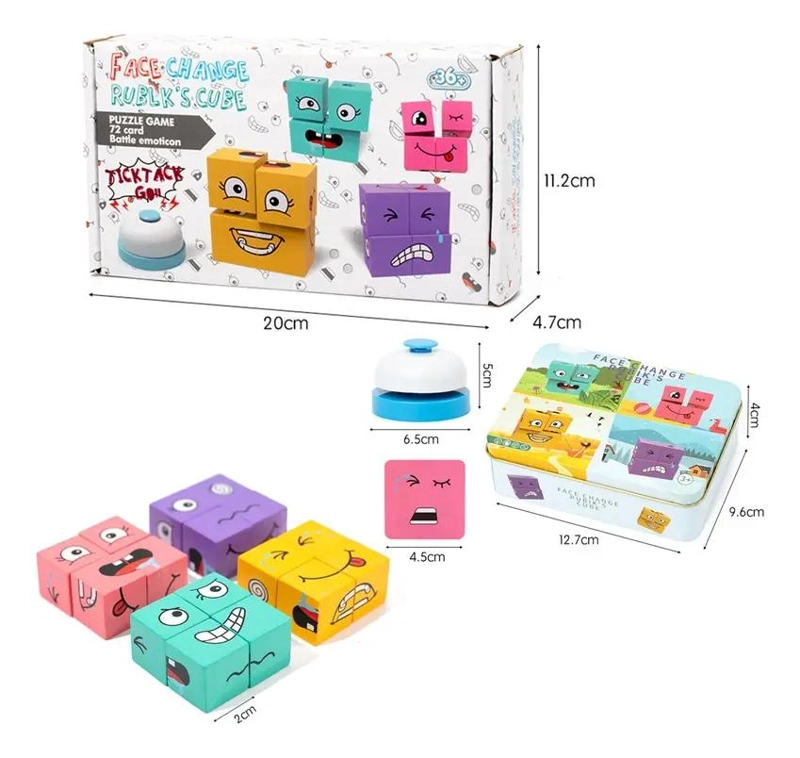 JUEGO DIDACTICO DE PUZZLE DE MADERA PARA NIÑOS - 3