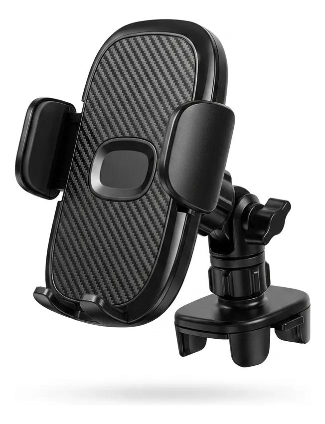 SOPORTE PARA CELULAR EN REJILLA DE VENTILACION NEGRO - 1