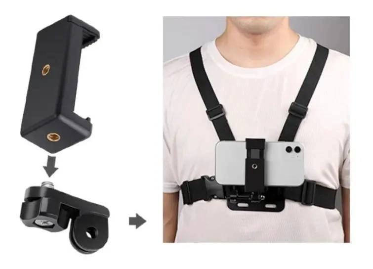 ARNE S DE PECHO AJUSTABLE PARA CAMARAS Y SMARTPHONES - 3