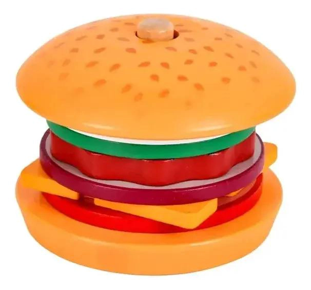 JUGUETE DE MADERA PARA APILAR HAMBURGUESAS Y SANDWICHES - 5
