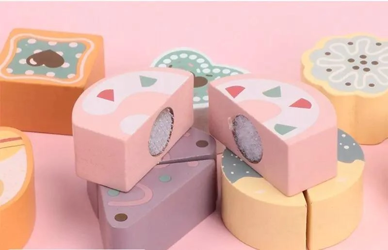 SET DE PASTELERIA EN MADERA ECOLOGICA PARA NIÑOS - 1